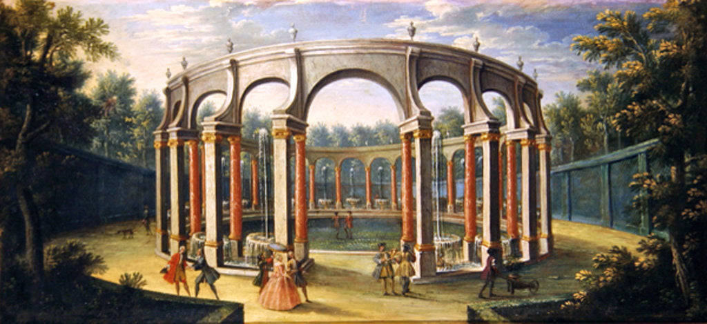 Detail of The Bosquet de la Colonnade at Versailles, early eighteenth century by French School