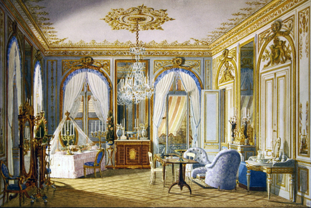 Detail of Dressing Room of the Empress Eugenie at Saint-Cloud, 1860 by Fortune de Fournier