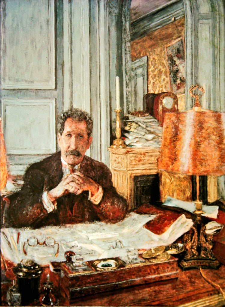 Detail of Portrait of Philippe Berthelot by Edouard Vuillard