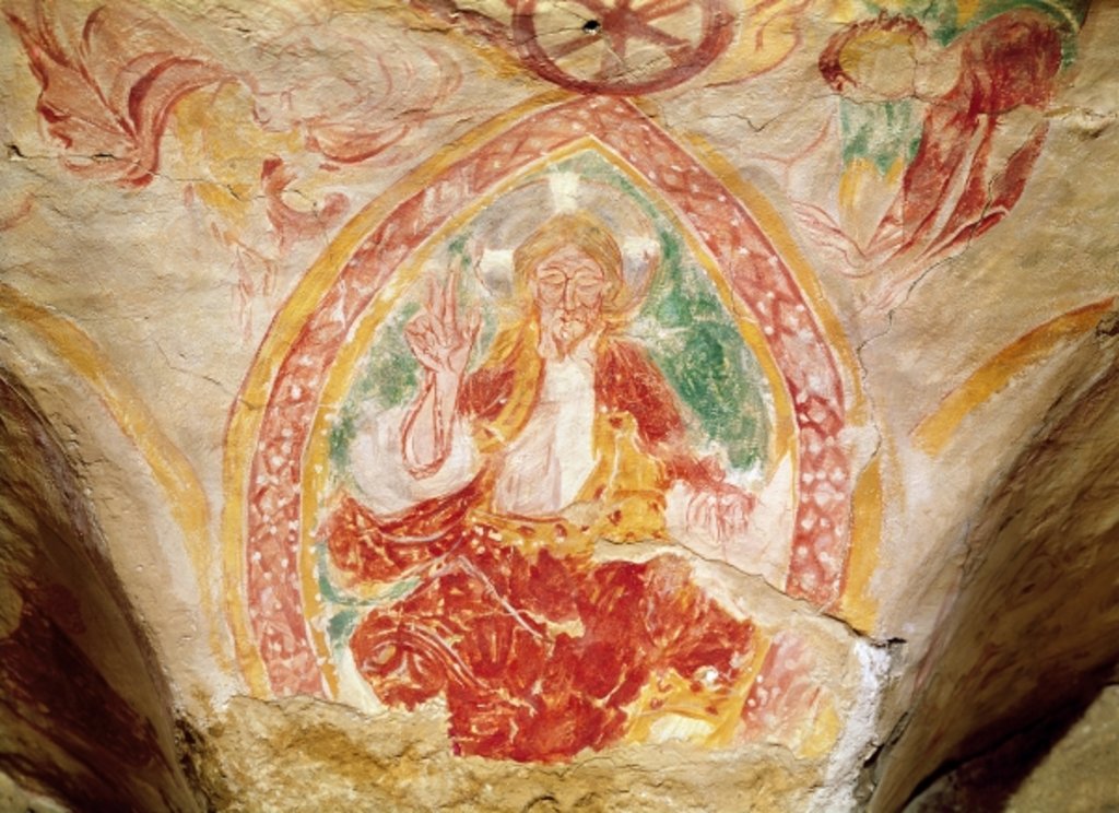 Detail of Christ in Majesty by French School