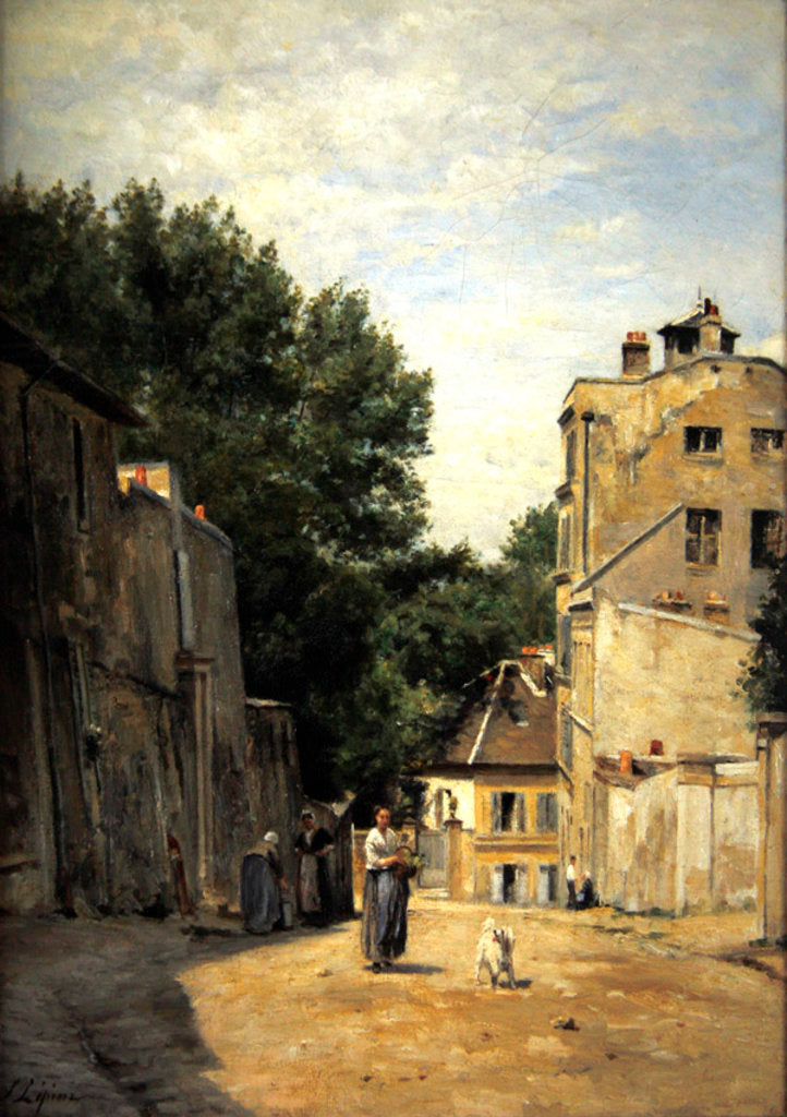 Detail of Saint-Vincent Street, Montmartre by Stanislas Victor Edouard Lepine