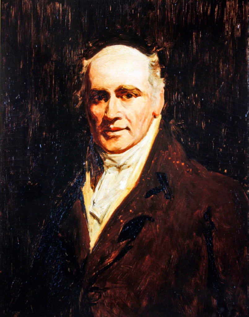 Detail of Portrait of an elderly man by Henry Raeburn