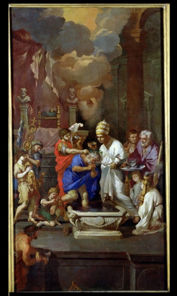 Detail of Baptism of Constantine I by Pierre Puget