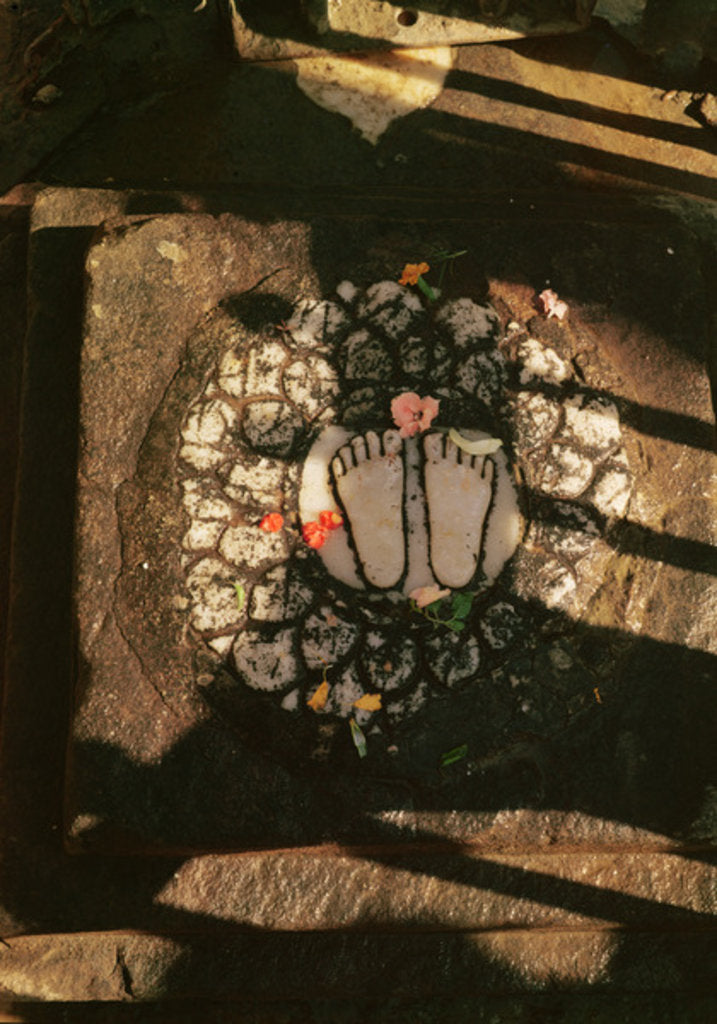 Detail of The Footprints of Vishnu by Anonymous