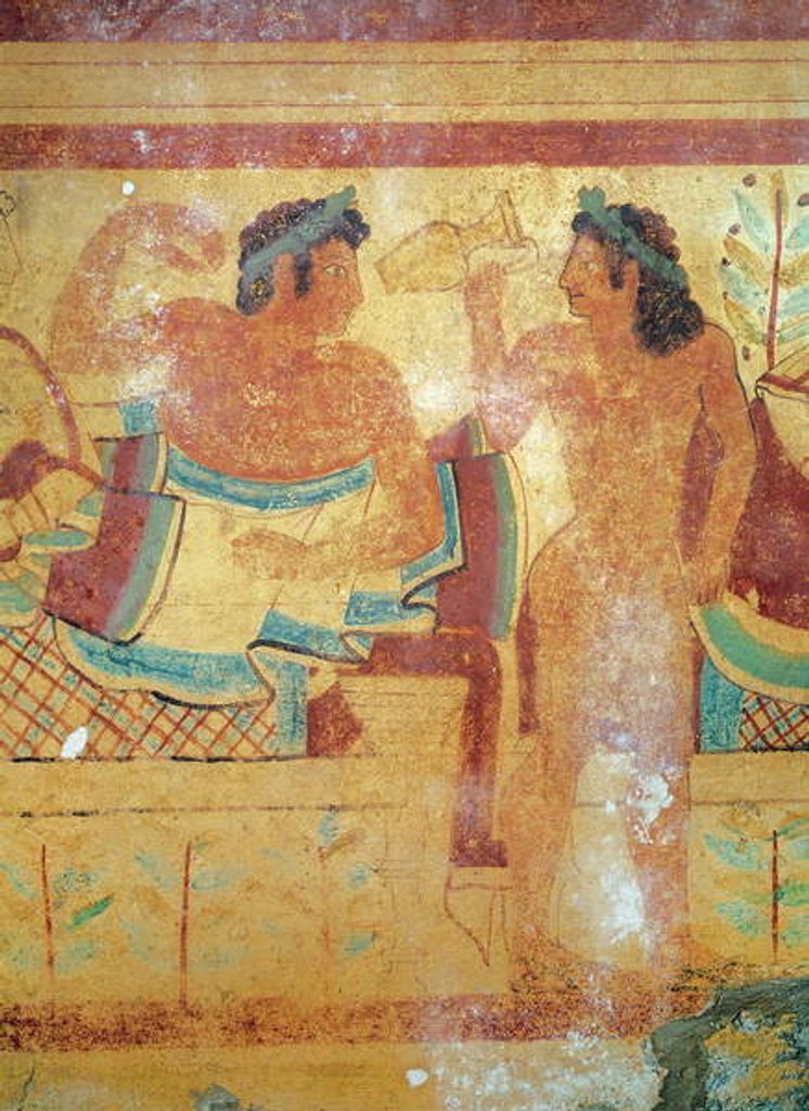 Detail of Detail of the Funeral Banquet by Etruscan