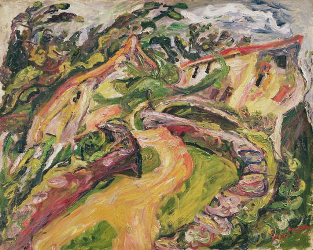 Detail of Landscape, 1919 by Chaim Soutine