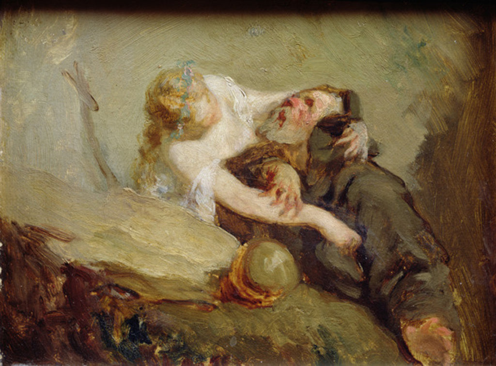 Detail of The Temptation of St. Anthony by Jean-Francois Millet