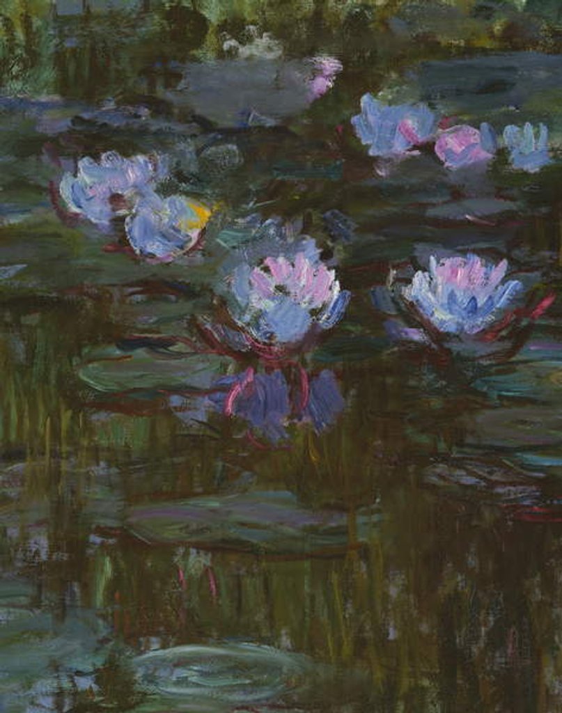 Detail of Waterlilies, 1914-17 by Claude Monet