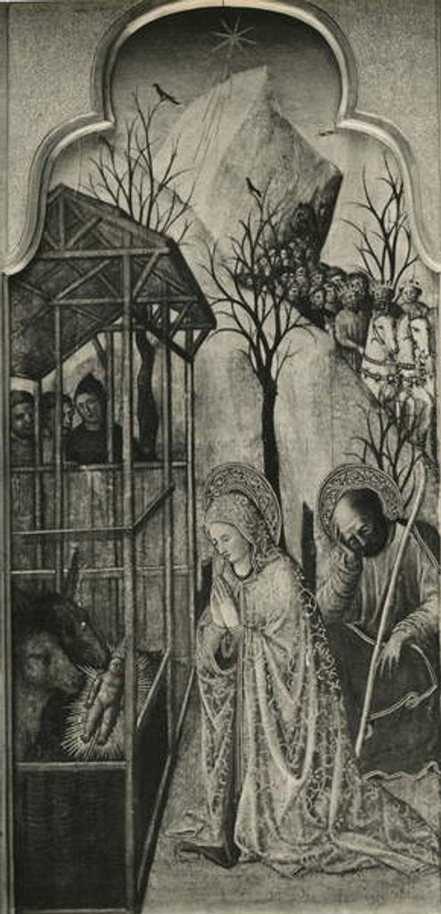 Detail of Cycle of the Life of the Virgin, Nativity, c.1445 by Giovanni Francesco da Rimini