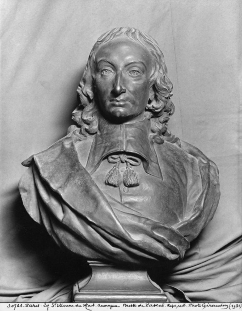 Detail of Blaise Pascal by French School