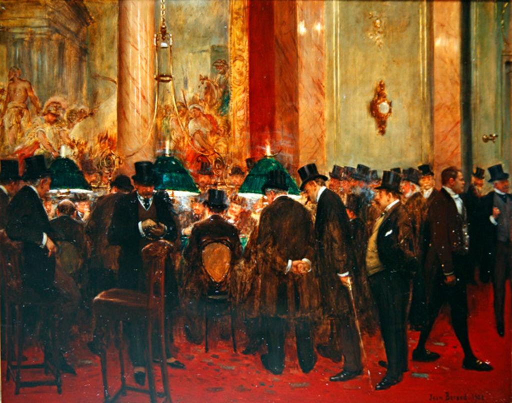 Detail of In the Circle, 1908 by Jean Beraud