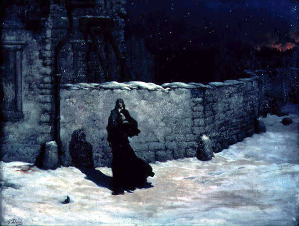 Detail of An Incident during the Siege of Paris by Gustave Dore
