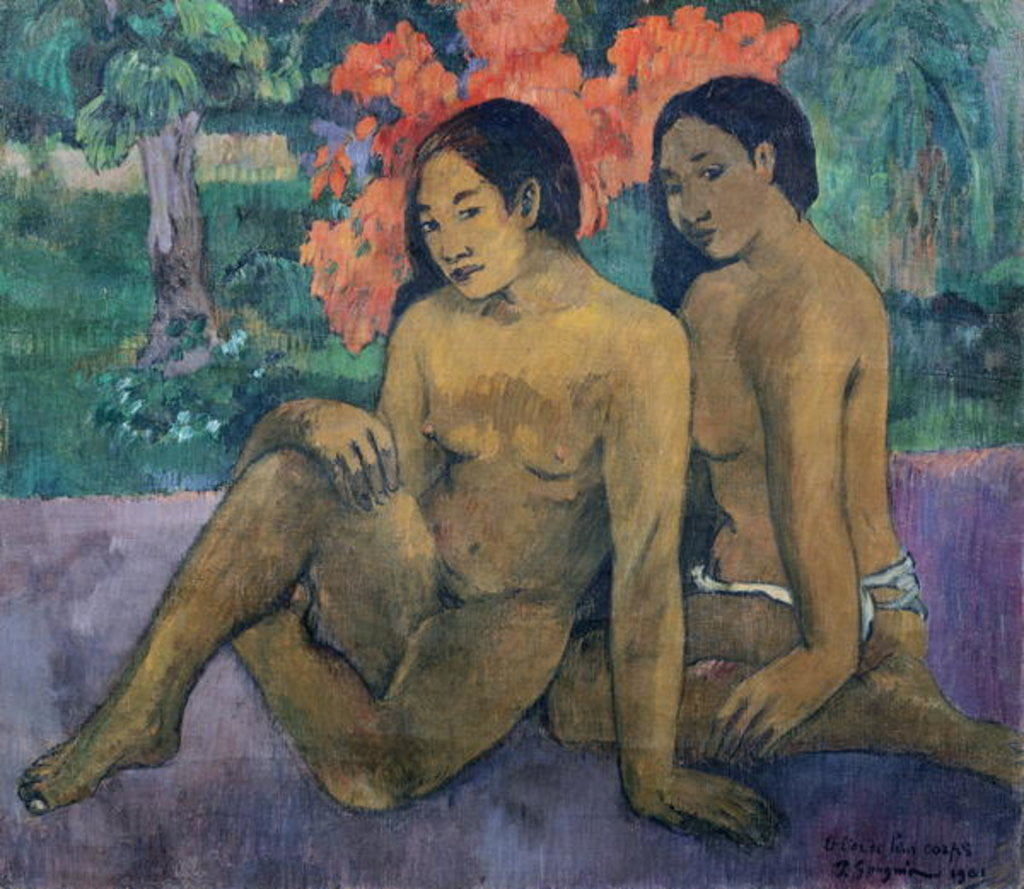 Detail of And the Gold of their Bodies by Paul Gauguin