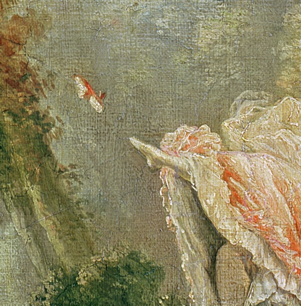 Detail of The Swing by Jean-Honore (after) Fragonard