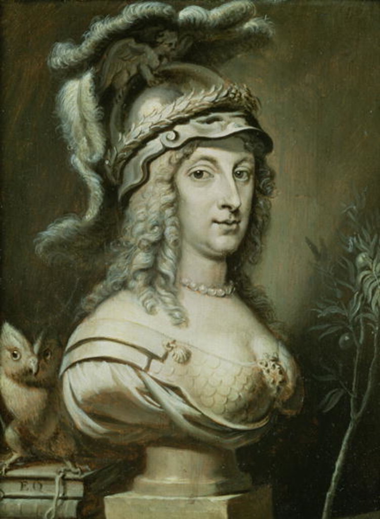 Detail of Allegorical Portrait of Queen Christina of Sweden by Erasmus Quellinus