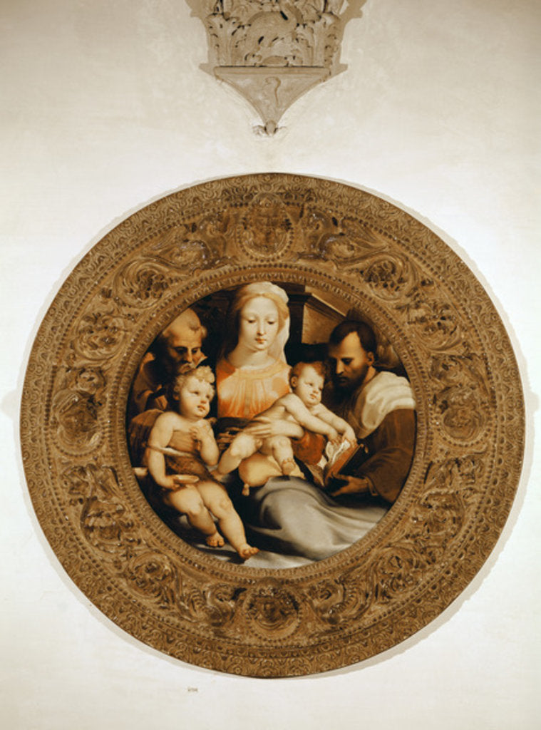 Detail of The Holy Family and St. John the Baptist by Domenico Beccafumi