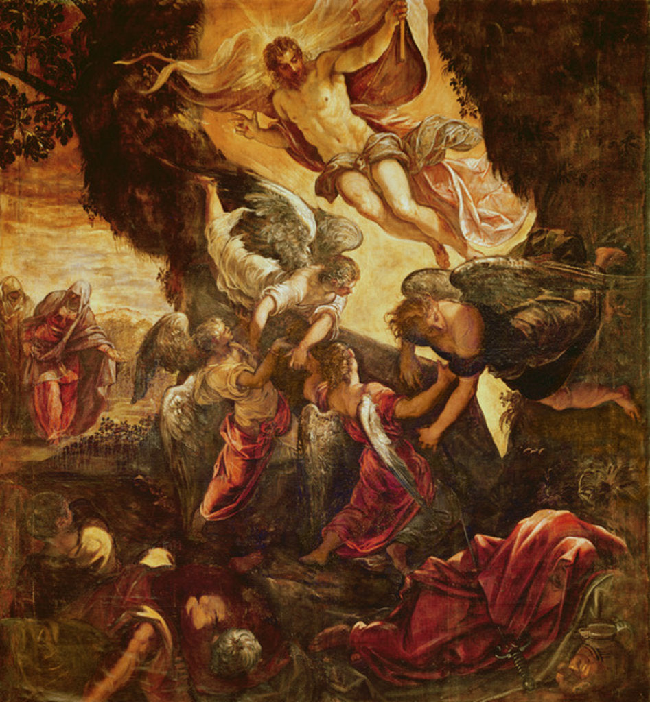 Detail of The Resurrection of Christ, c.1575 by Jacopo Robusti Tintoretto
