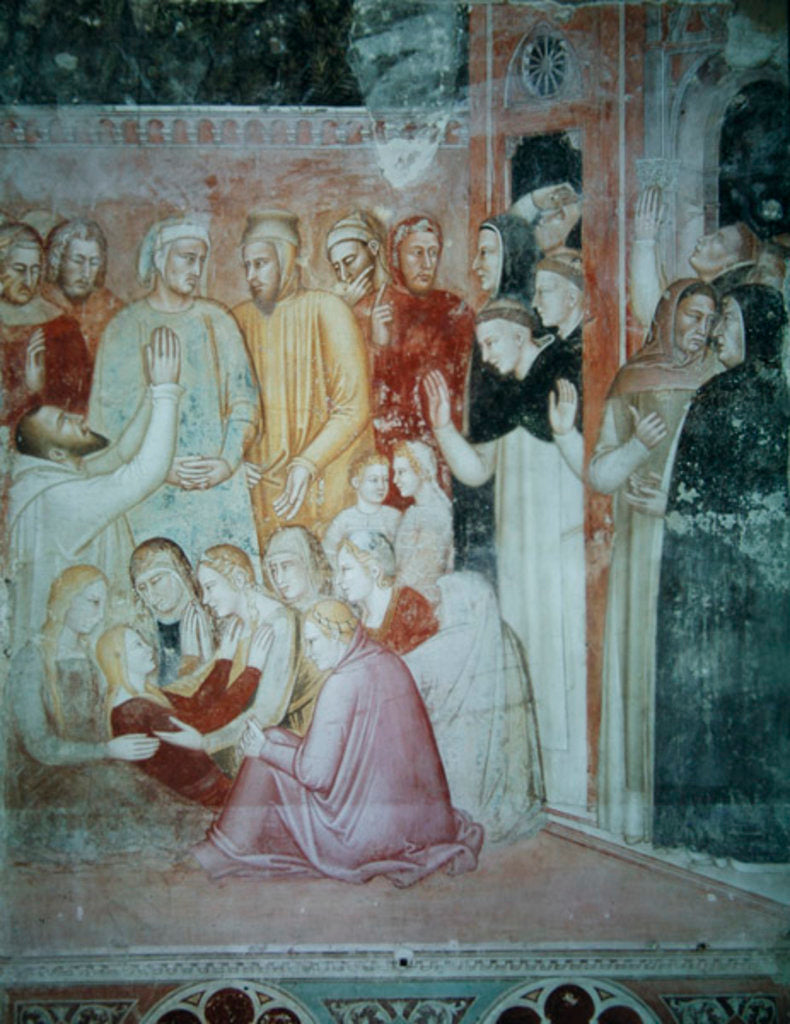 Detail of A miracle of Saint Peter Martyr by Andrea di Bonaiuto