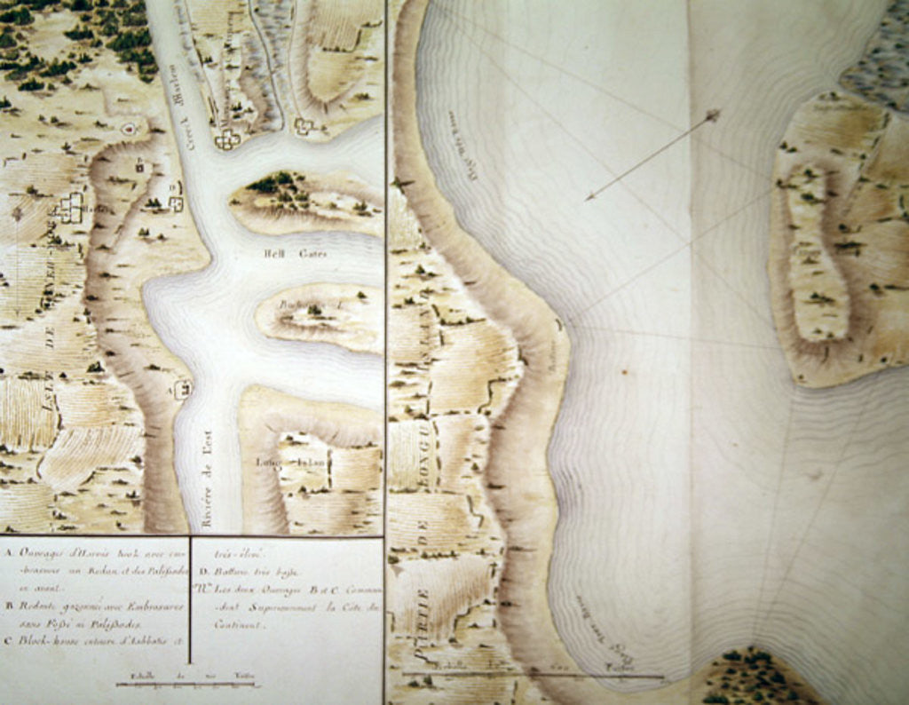 Detail of Reconnaissance of King's Bridge by F. Dubourg