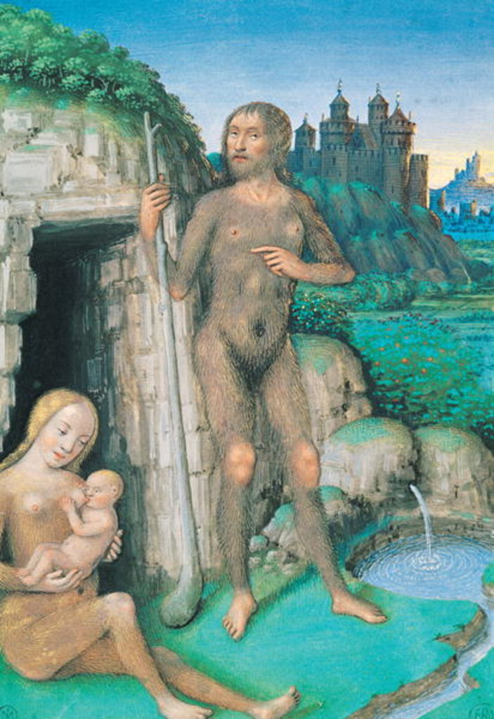 Detail of The Four Conditions of Society: The Wild State by Jean Bourdichon