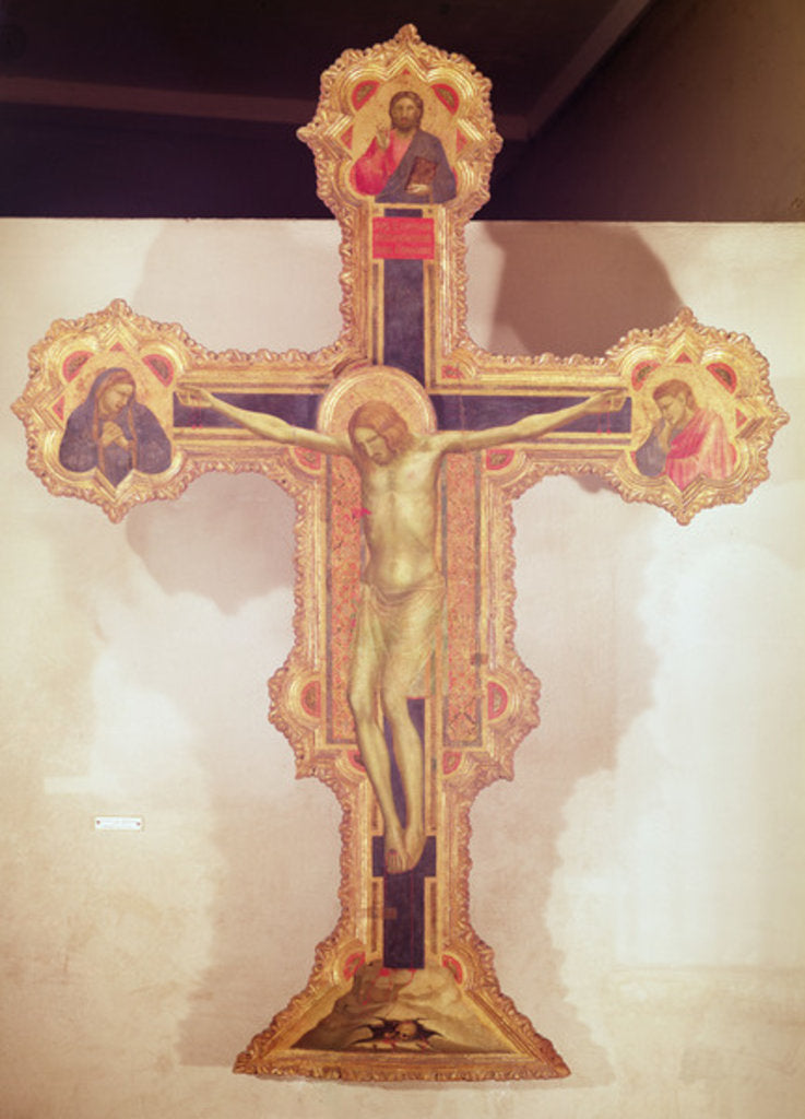 Detail of Crucifix by Giotto