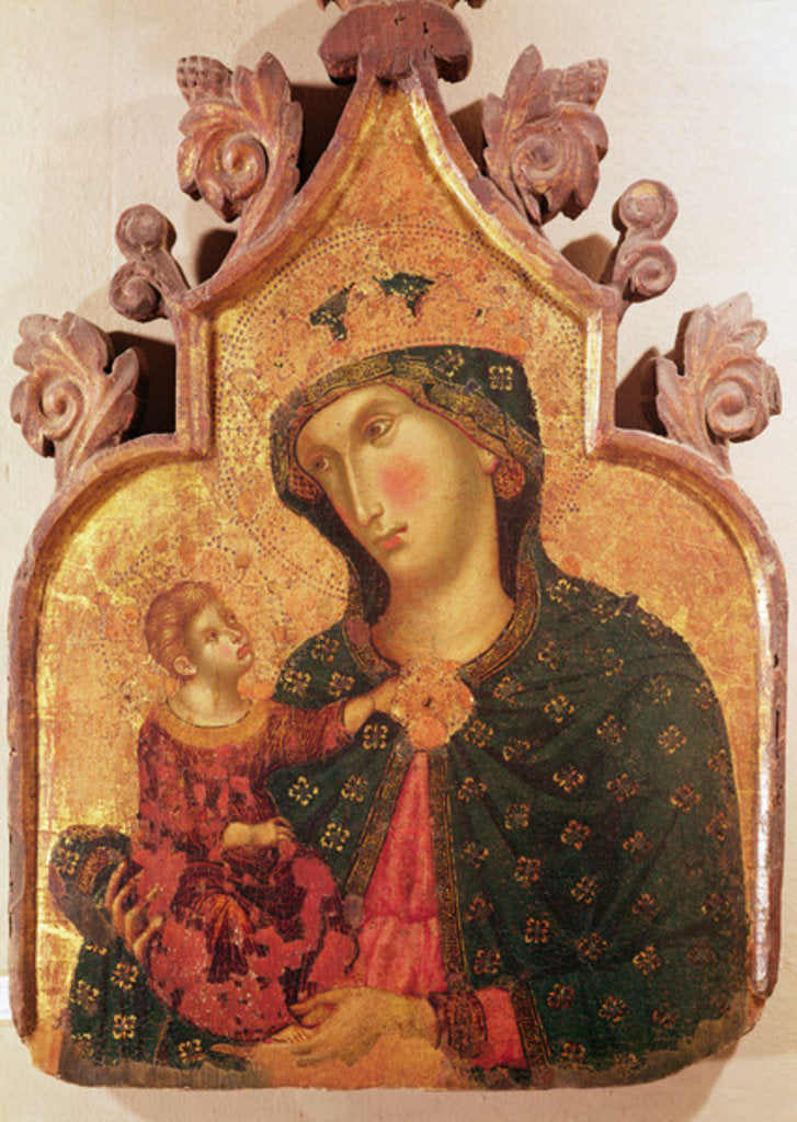 Detail of Virgin and Child by Lorenzo Veneziano