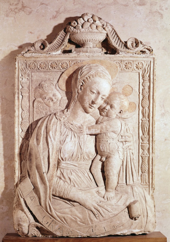 Detail of Virgin and Child by Jacopo della Quercia