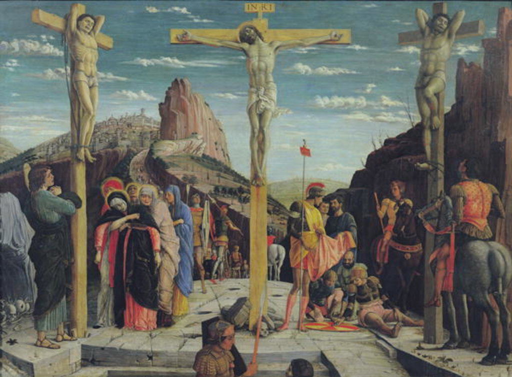 Detail of The Calvary, 1457-59 by Andrea Mantegna