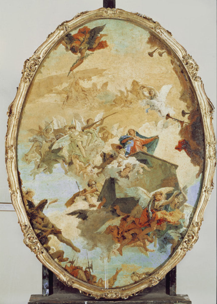 Detail of Translation of the Holy House from Nazareth to Loreto by Giovanni Battista Tiepolo