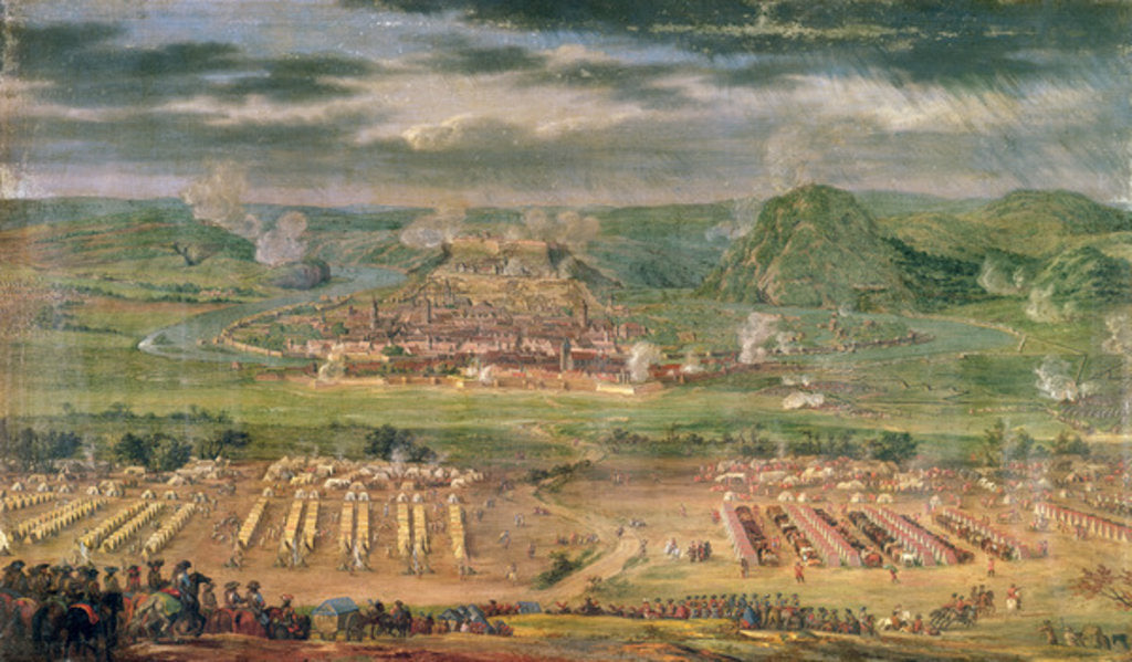 Detail of The Siege of Besançon in May 1674 by Jean-Baptiste Martin