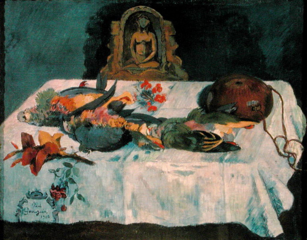 Detail of Still Life with Parrots, 1902 by Paul Gauguin