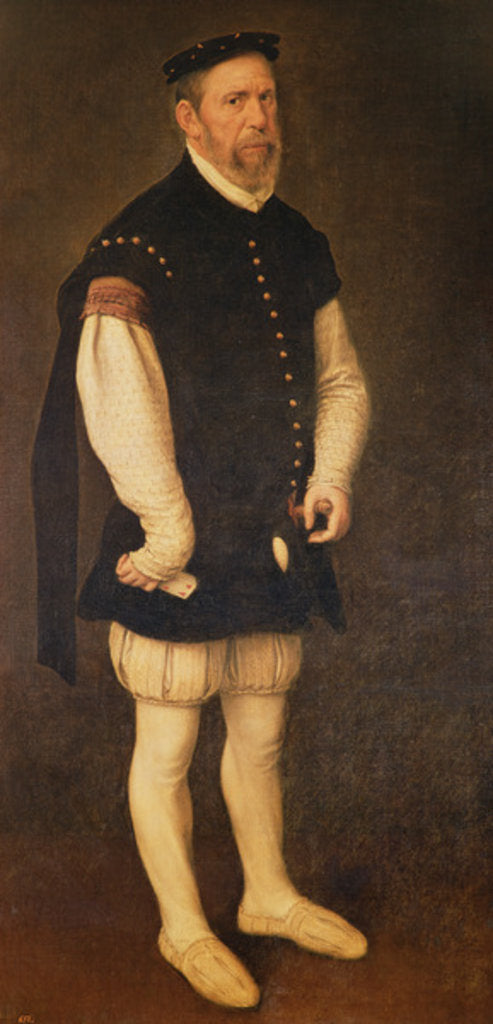 Detail of Perejon, Jester to the Count of Benavente and Duke of Alba, c.1559-61 by Giacomo Antonio Moro