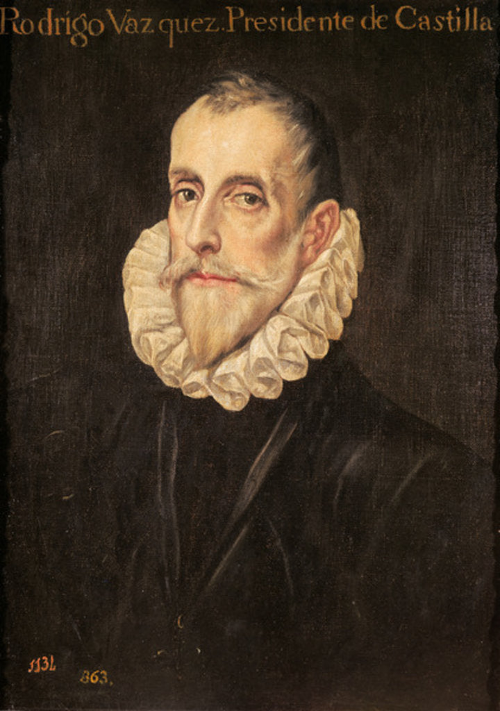 Detail of Don Rodrigo Vázquez de Arce by El Domenico Greco