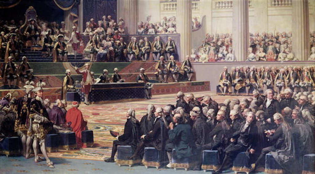 Detail of Opening of the Estates General at Versailles on 5th May 1789 by Louis Charles Auguste Couder