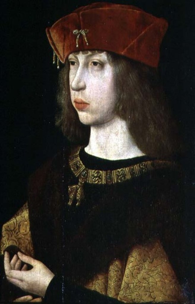 Detail of Portrait of Philip the Handsome by Flemish School