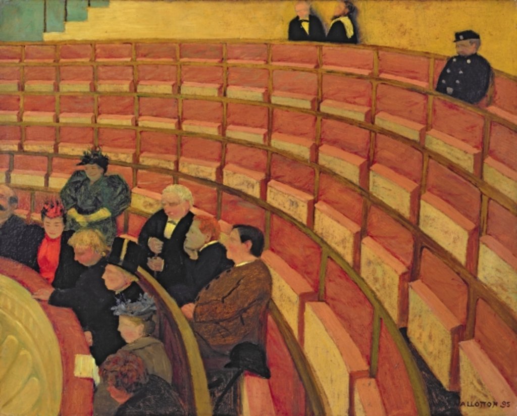 Detail of The Upper Circle at the Theatre du Chatelet, 1895 by Felix Edouard Vallotton