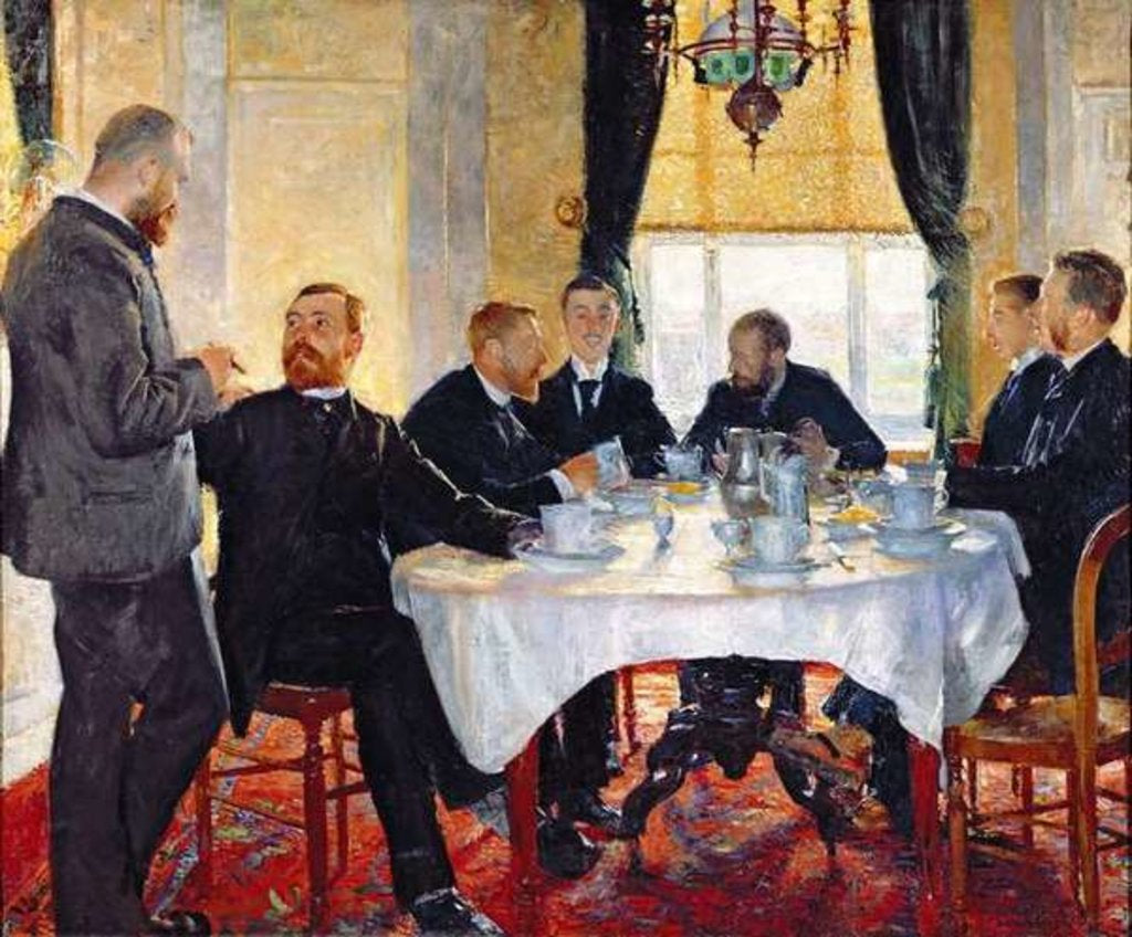 Detail of Breakfast at Blankenberghe by William van Strydonck