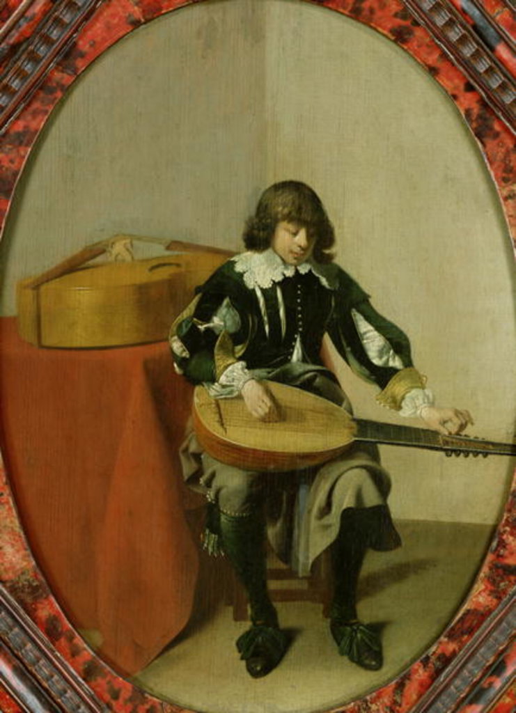 Detail of The Young Musician by Willem Cornelisz Duyster