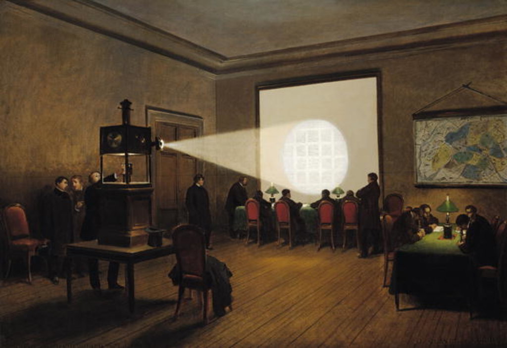Detail of Transmission of Telegraphs at the Central Telegraph Office, November 1870 by Jules & Guiaud Jacques Didier