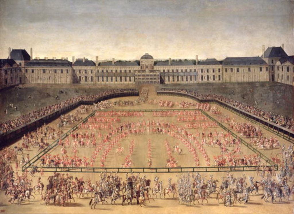 Detail of Carousel given for Louis XIV in the Court of the Palace of the Tuileries, 5th June 1662 by French School