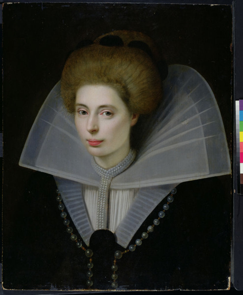 Detail of Portrait of a Woman by Dutch School