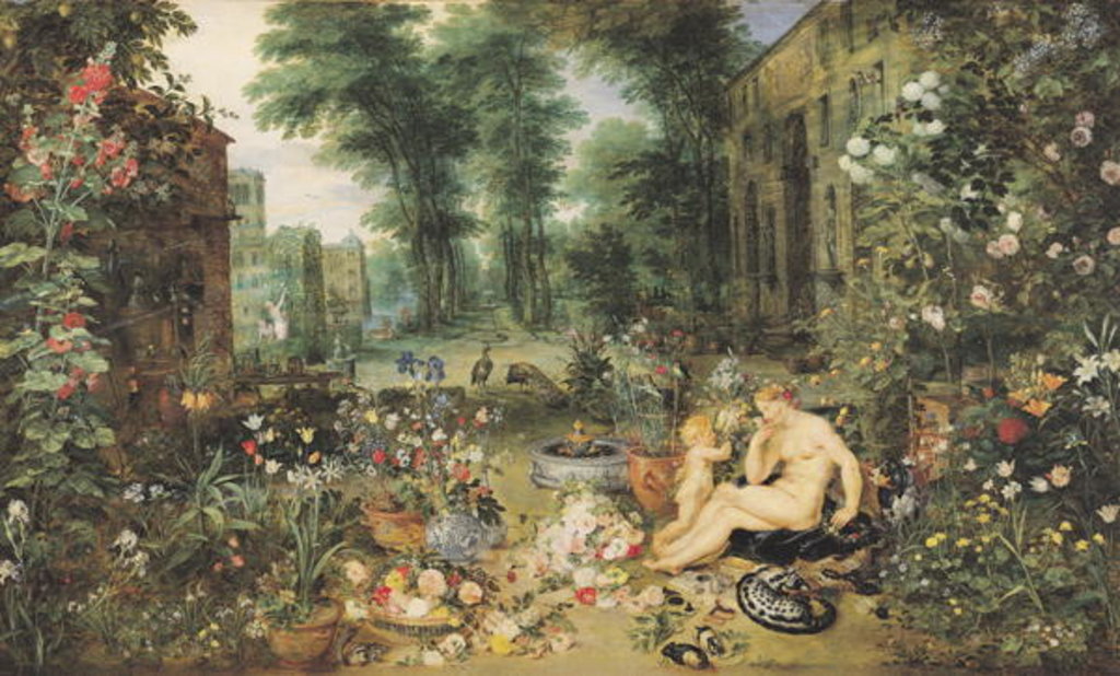 Detail of The Sense of Smell by Jan & Rubens P.P. Brueghel