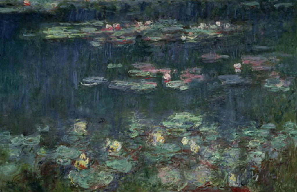 Detail of Waterlilies: Green Reflections, 1914-18 by Claude Monet