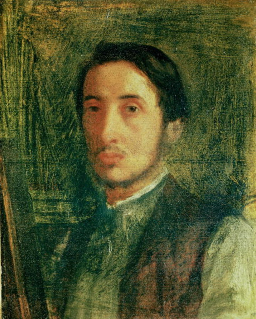 Detail of Self Portrait as a Young Man by Edgar Degas