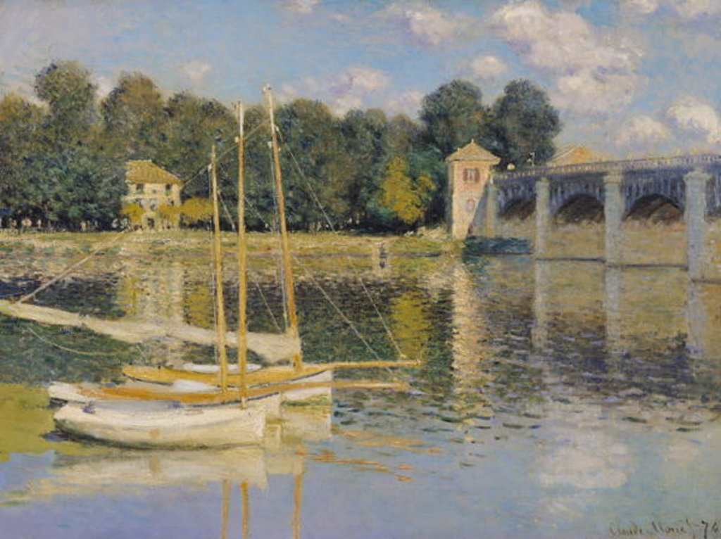 Detail of The Bridge at Argenteuil, 1874 by Claude Monet
