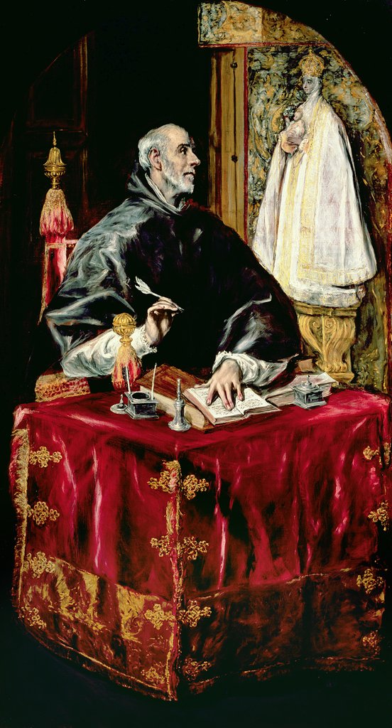 Detail of St. Ildefonsus, 1597-1603 by El Greco