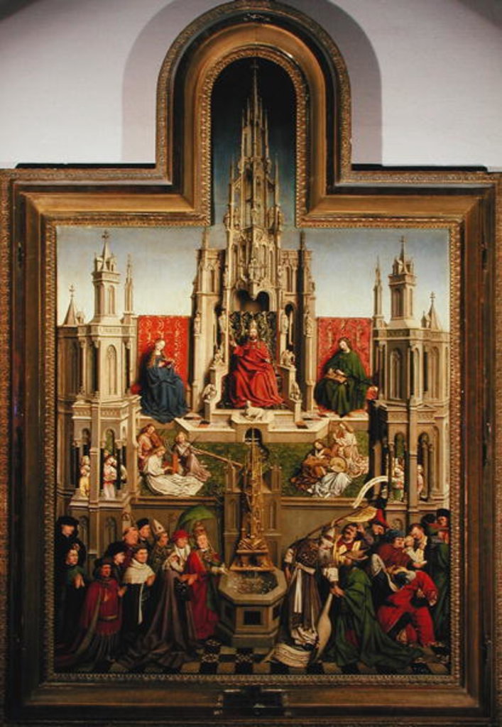 Detail of The Fountain of Life by Jan van Eyck