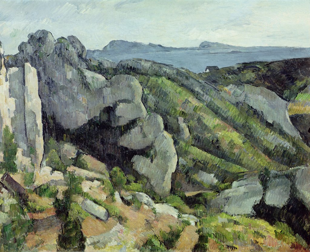 Detail of Rocks at L'Estaque, 1879-82 by Paul Cezanne