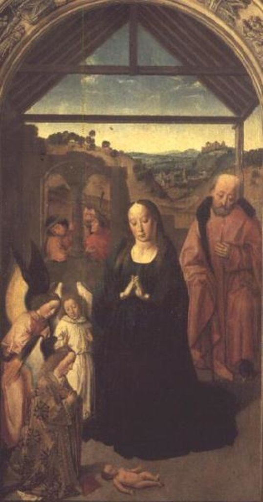 Detail of The Nativity, c.1445 by Dirck Bouts