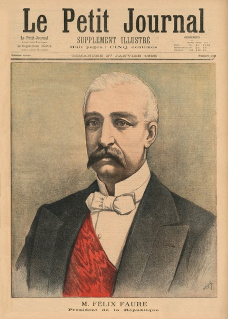 Detail of Felix Faure, President of the French Republic, by Henri Meyer